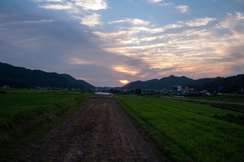 不気味な？夕空。
