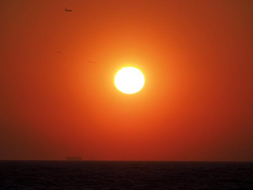 元旦の夕暮れ