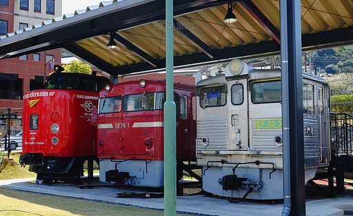 ＜九州鉄道博物館＞で。