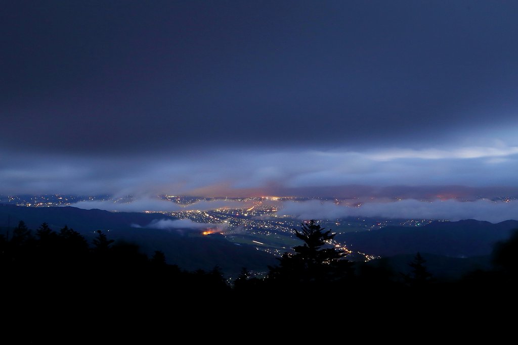伊那市夜景