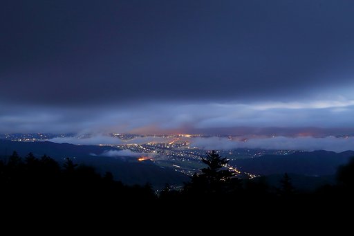伊那市夜景