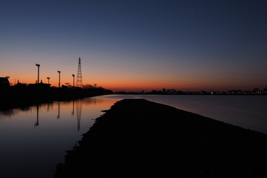 夜明けのグラデーション