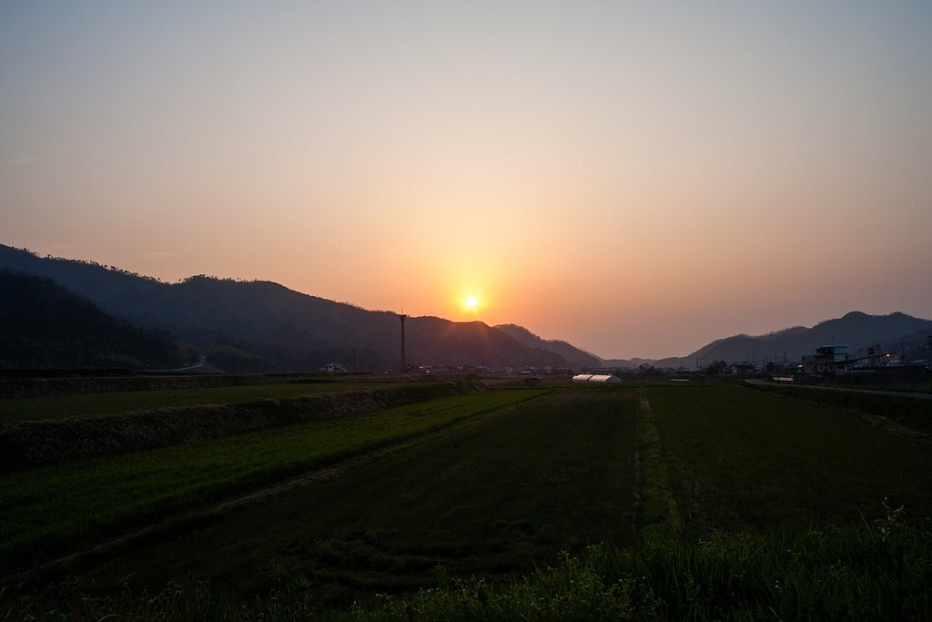 PM2.5の夕焼け？