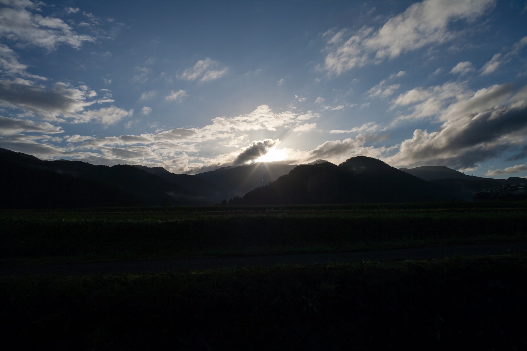 今日も晴れたり曇ったり・・。