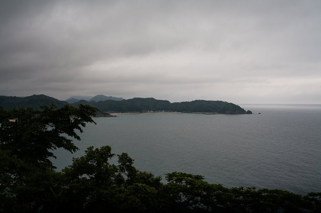 陸上岬から対岸を・・。