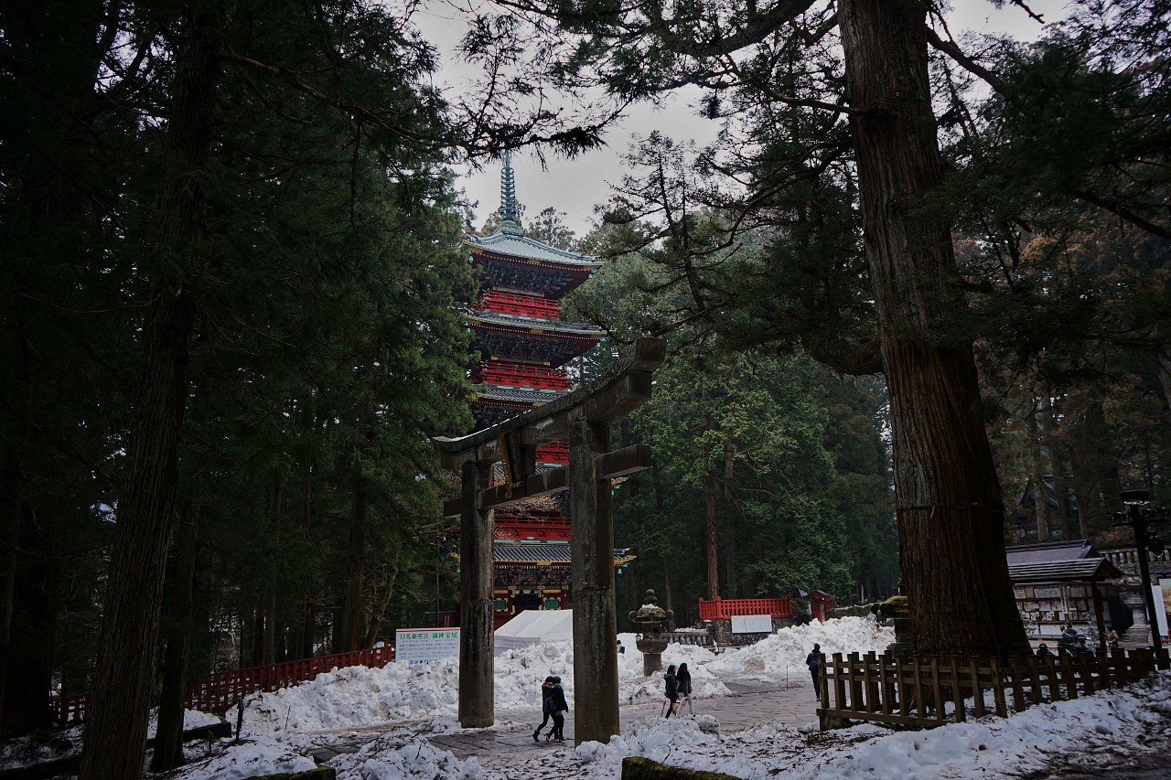 雪の日光