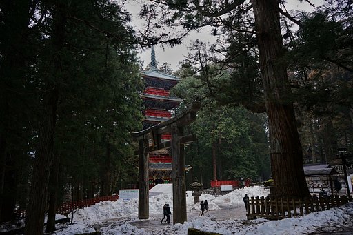 雪の日光