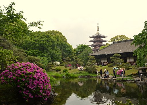 伝法院の庭園