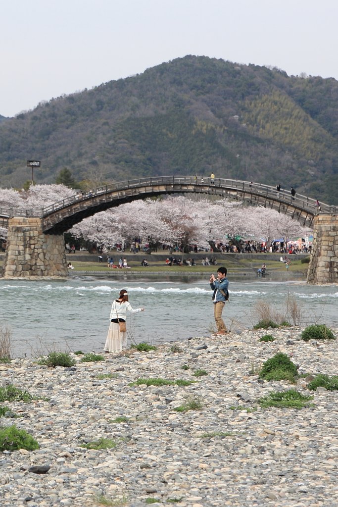 岩国に遊ぶ～二人の錦帯橋