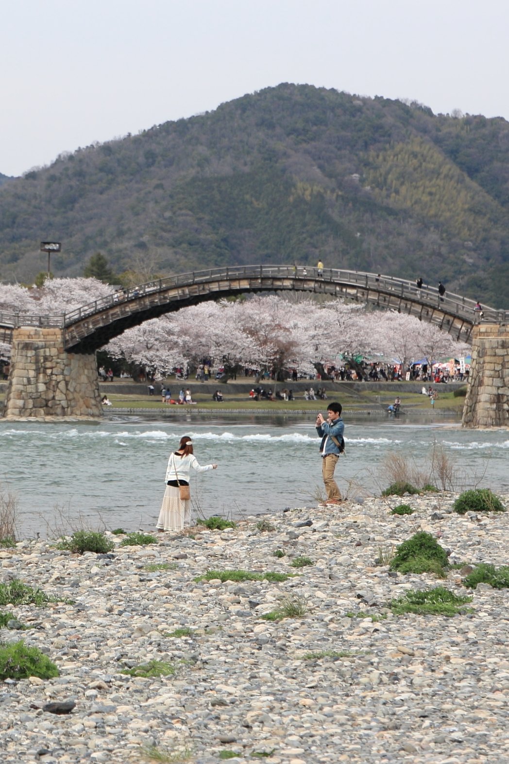 岩国に遊ぶ～二人の錦帯橋