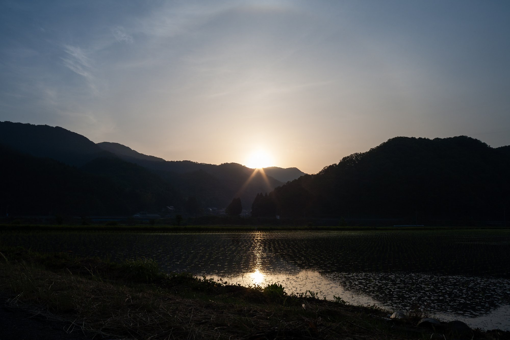 太陽の傘を伴って・・。