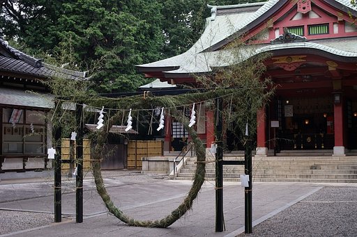 茅の輪潜り