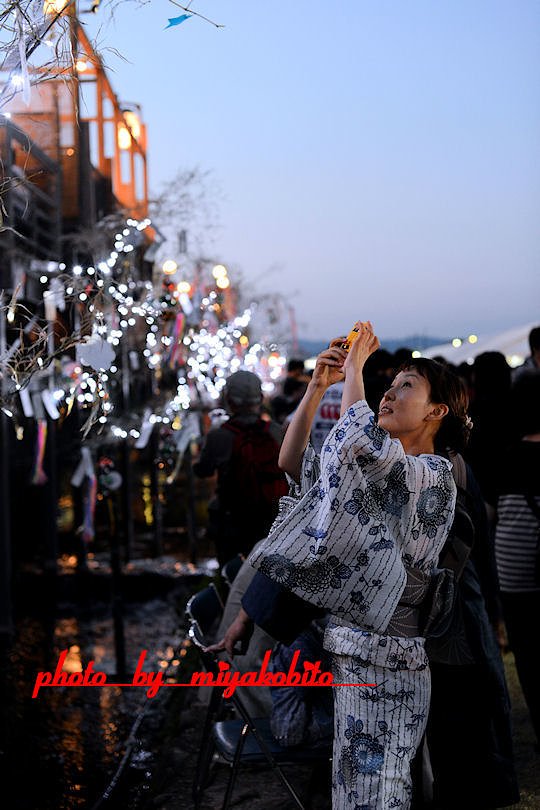 京の七夕飾り