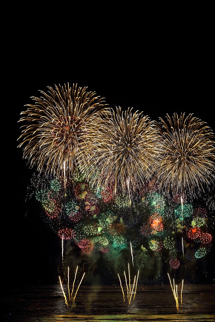 蔵出しの花火