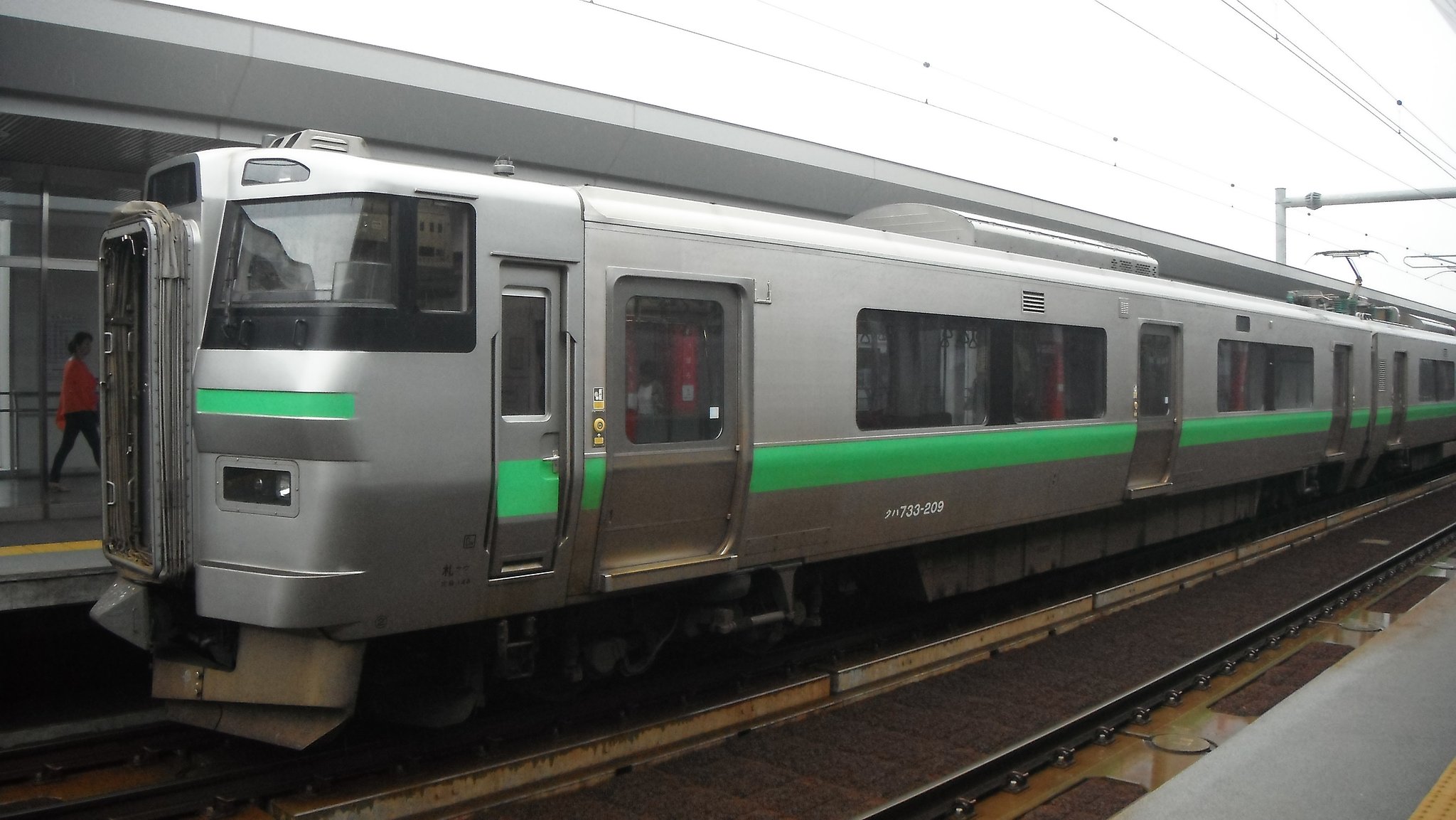 到着電車