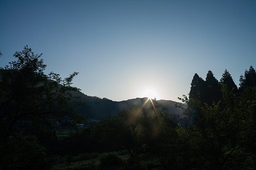 真夏の朝日の出！
