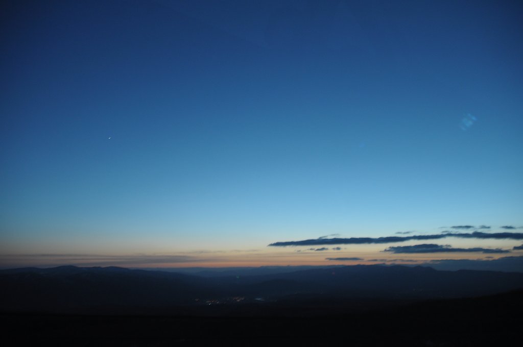 冬の夕日
