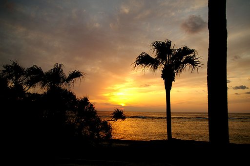 奄美の夕日