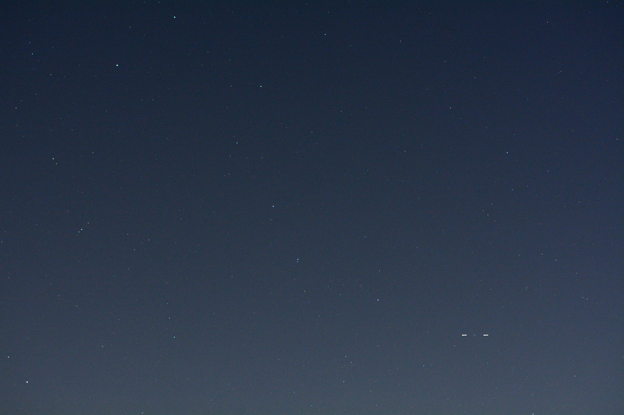 北斗七星とラブジョイ彗星