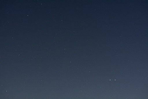 北斗七星とラブジョイ彗星