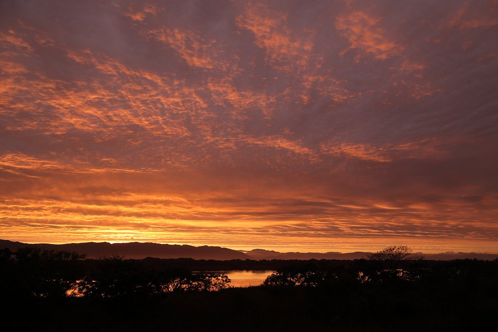 夕映えの空