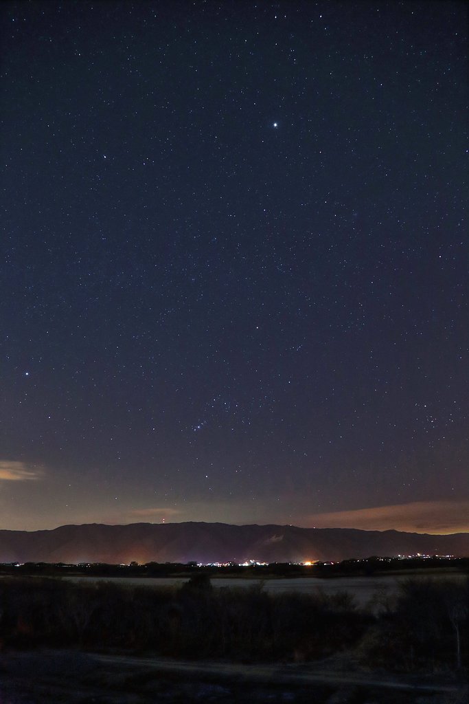 星と山と川