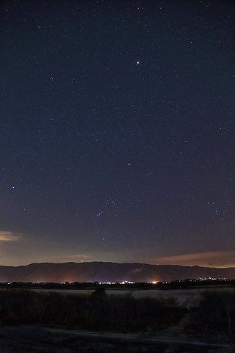 星と山と川