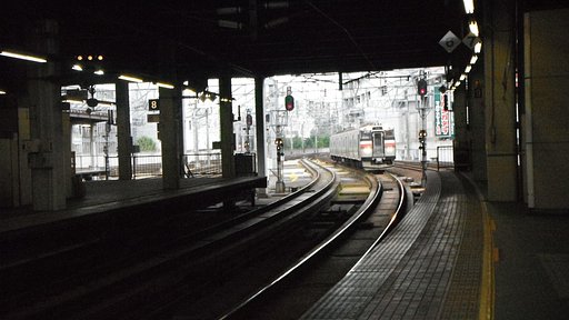 雨の駅