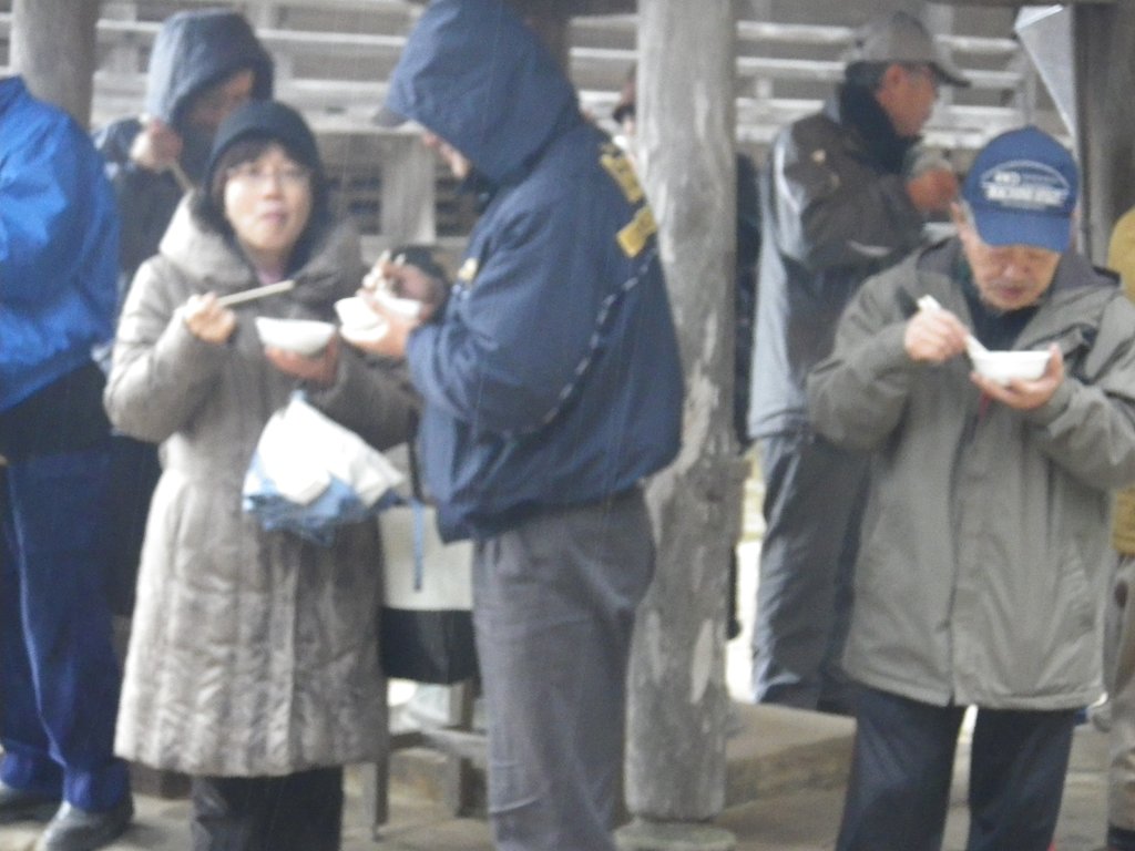 権現祭で権現粥を