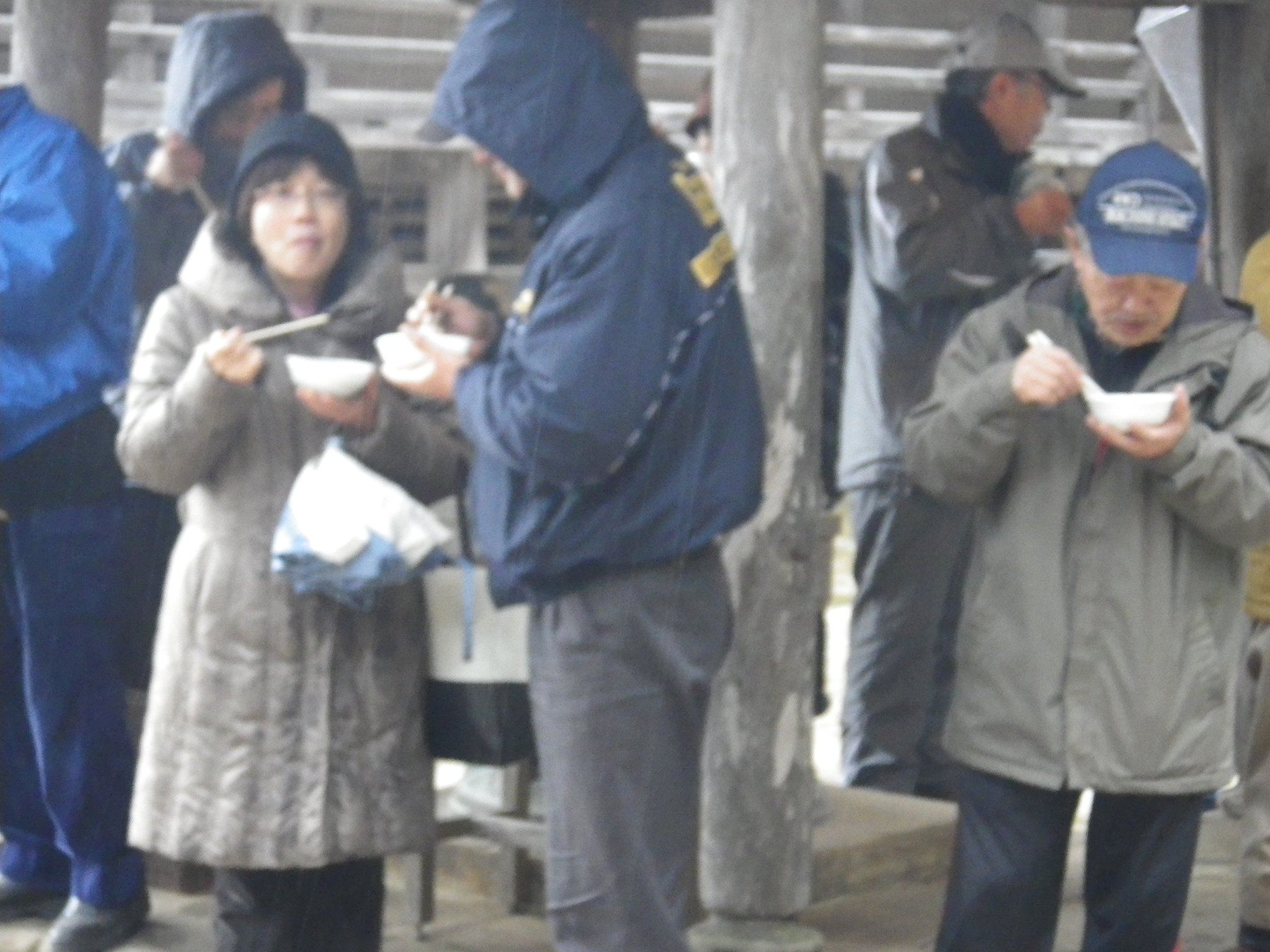 権現祭で権現粥を