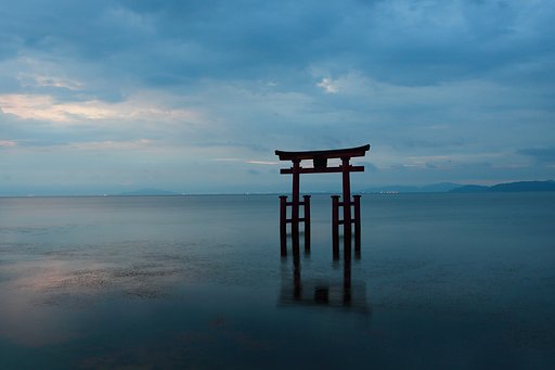 夜明けの鳥居