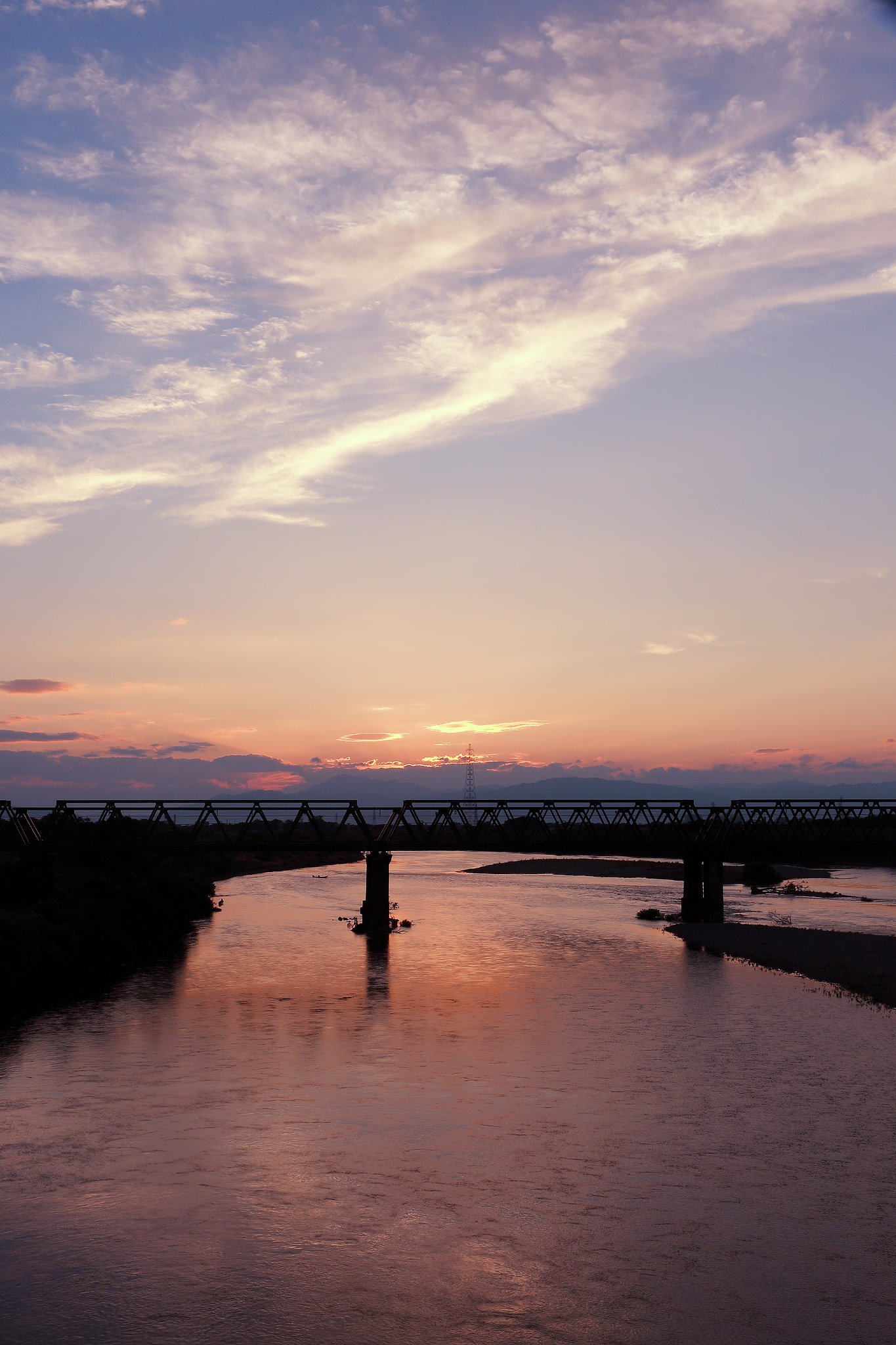 夕焼けを期待したが・・・