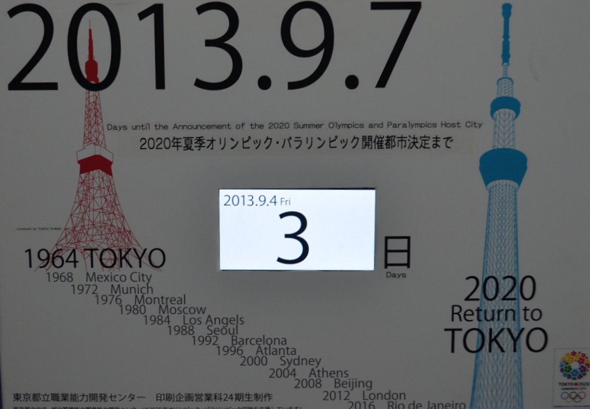 カウントダウンボード