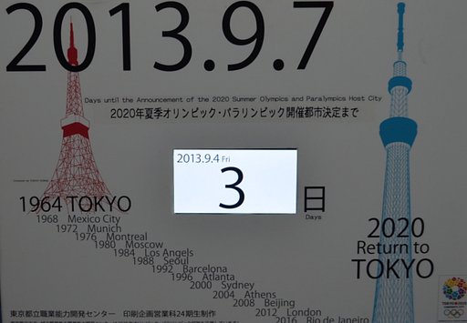 カウントダウンボード