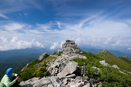 山頂より