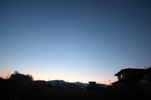 快晴の朝