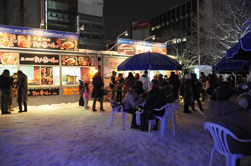 【光】夜店