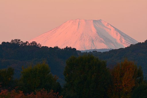 富士染まる