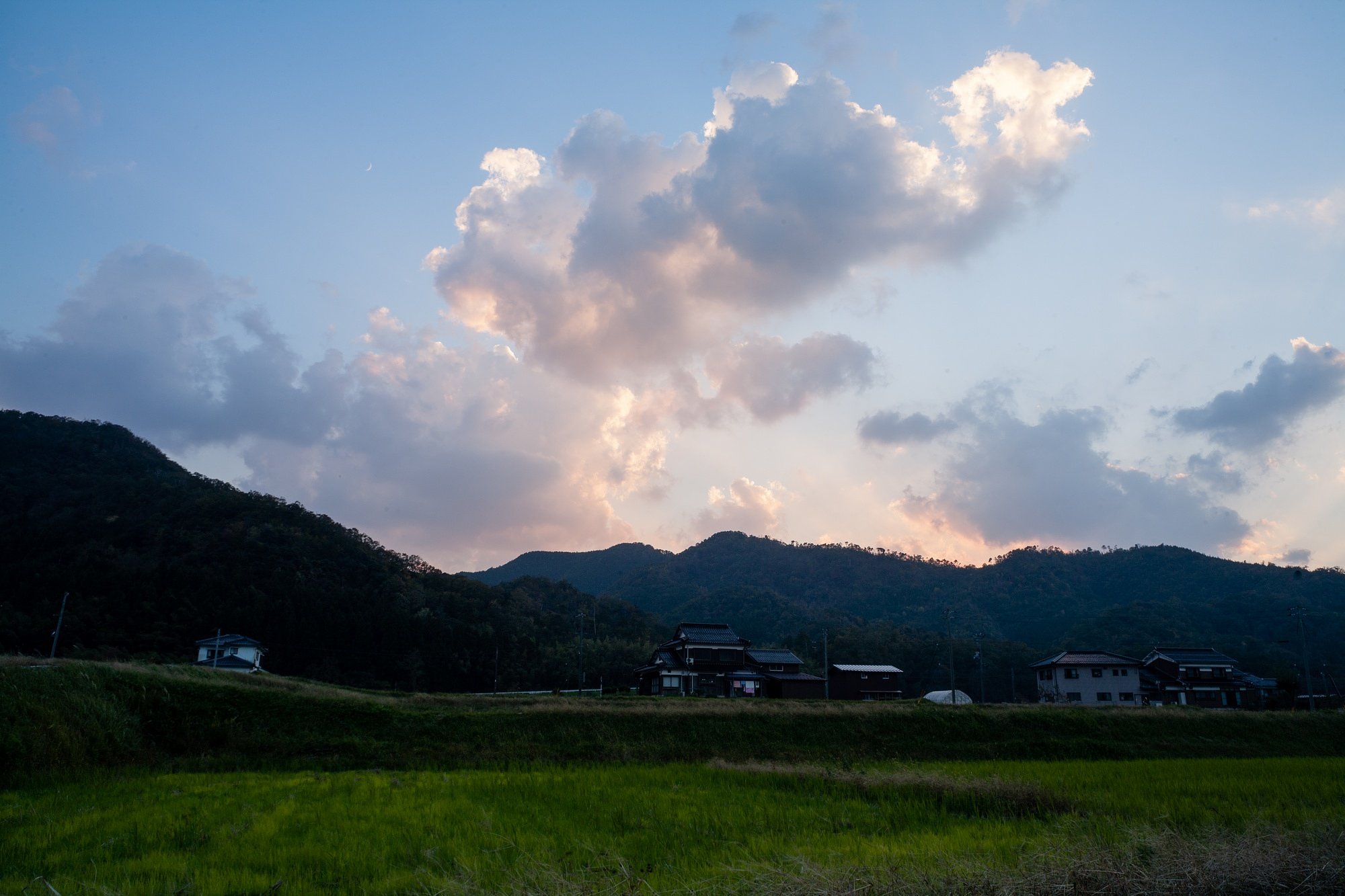 美しい積乱雲が・・。