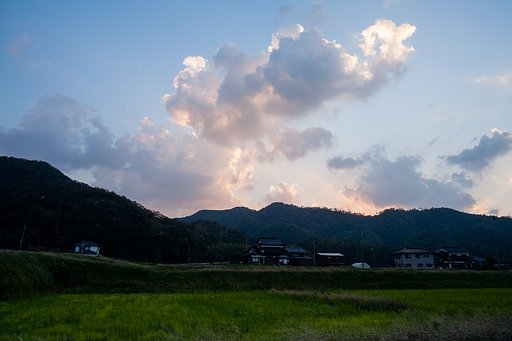 美しい積乱雲が・・。