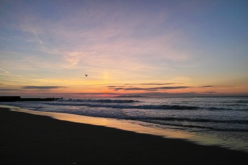 庄内浜 秋の夕暮れ