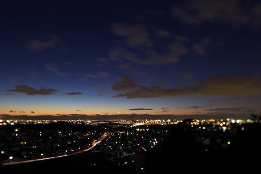 夜景の一コマ