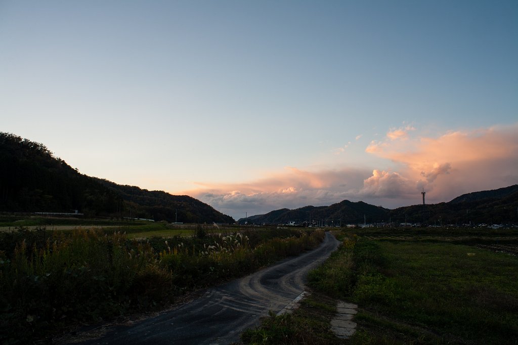 一日快晴の冬空。