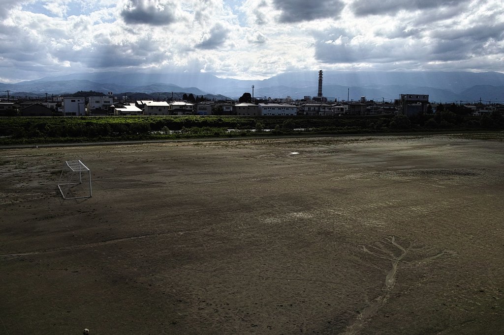 阿武隈川河川敷