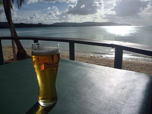ビールのある景色