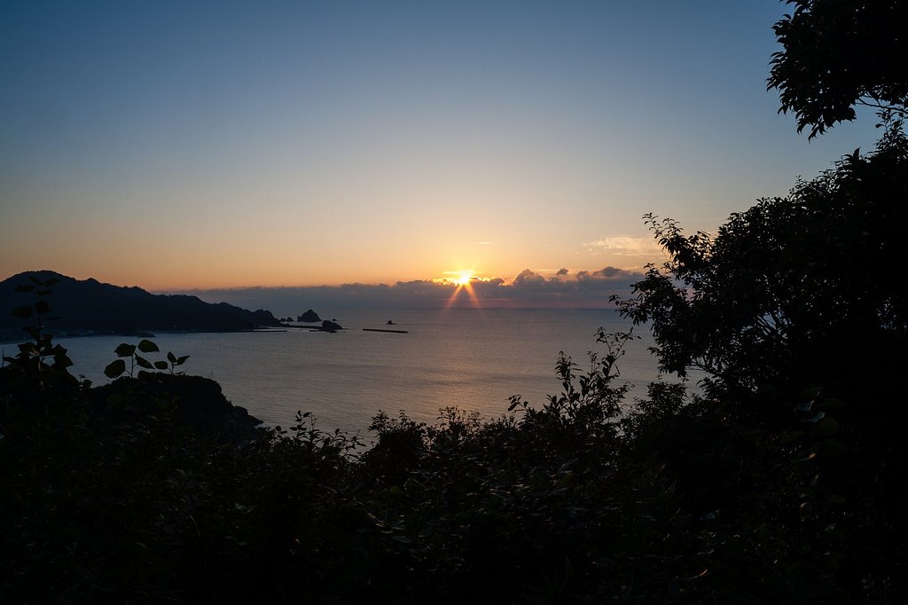 羽尾岬から・・。
