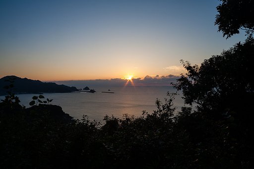 羽尾岬から・・。