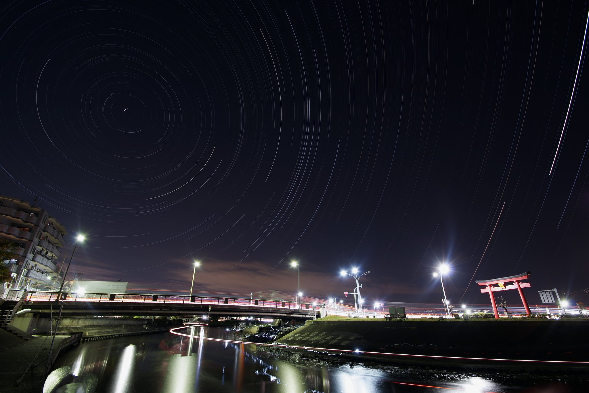 海老取川の星空
