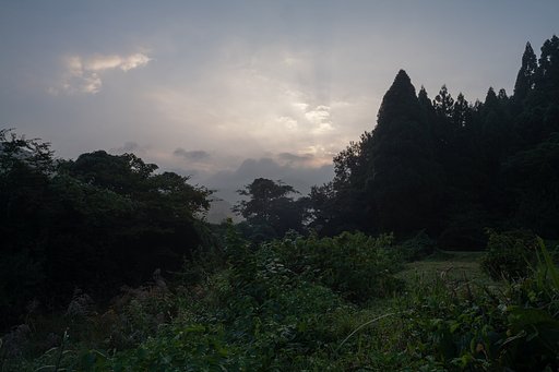 朝日の出？