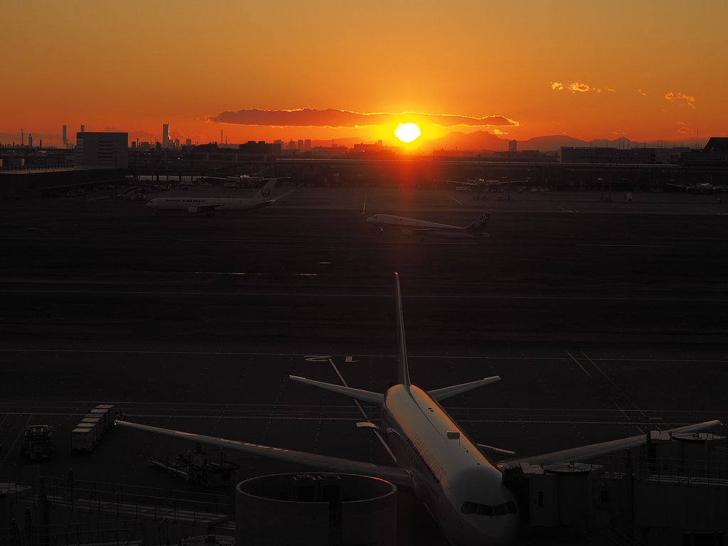 羽田空港夕景その2